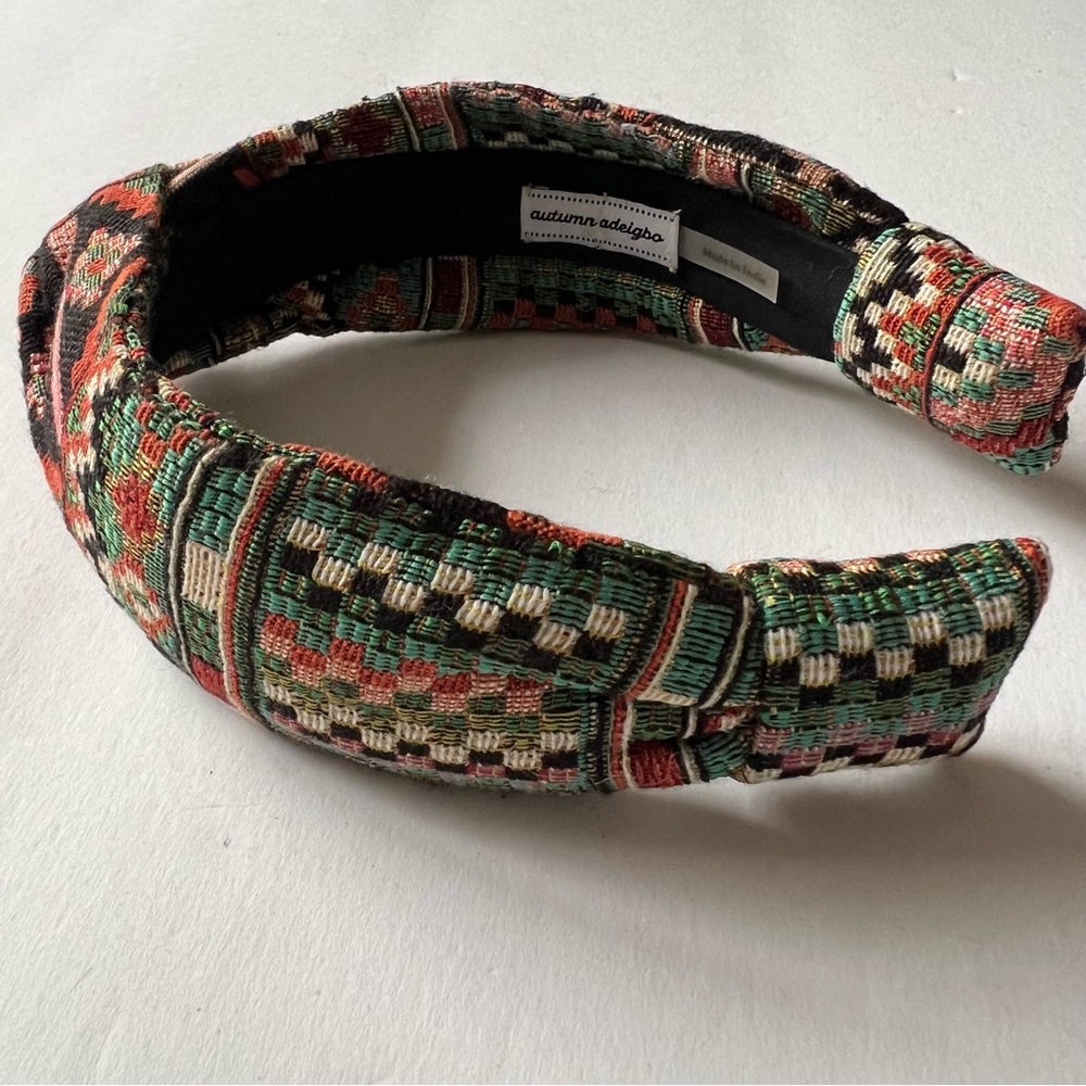 AUTUMN ADEIGBO WOVEN TWIST TRIBAL HEADBAND NWOT